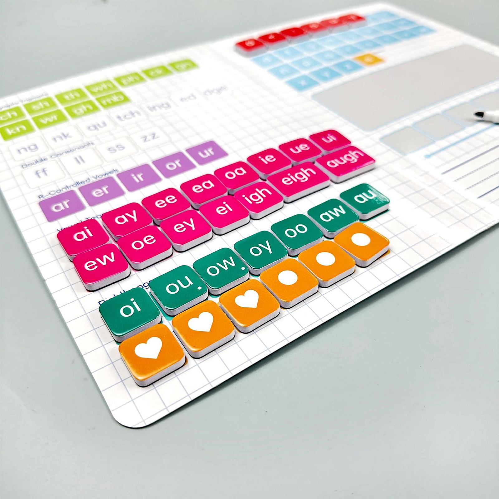 Kids Education Learning - 파닉스와 철자법을 위한 문자 타일, 완전