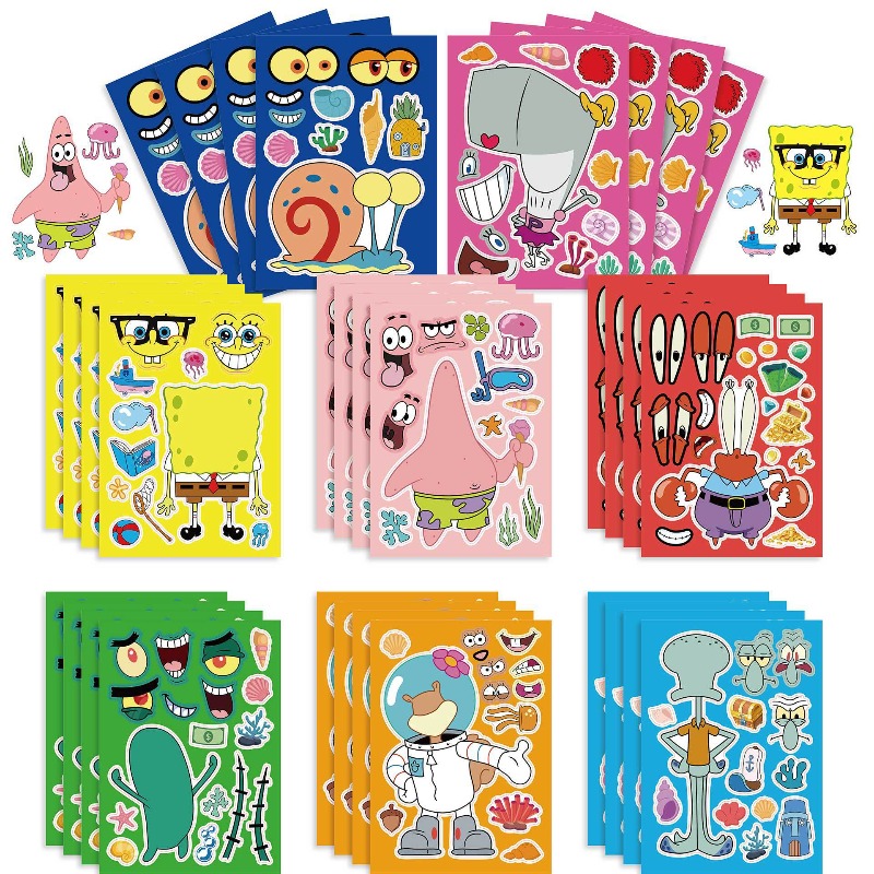 Kids Home Education - 스폰지밥 스퀘어팬츠 인터랙티브 교육용 직소 퍼즐