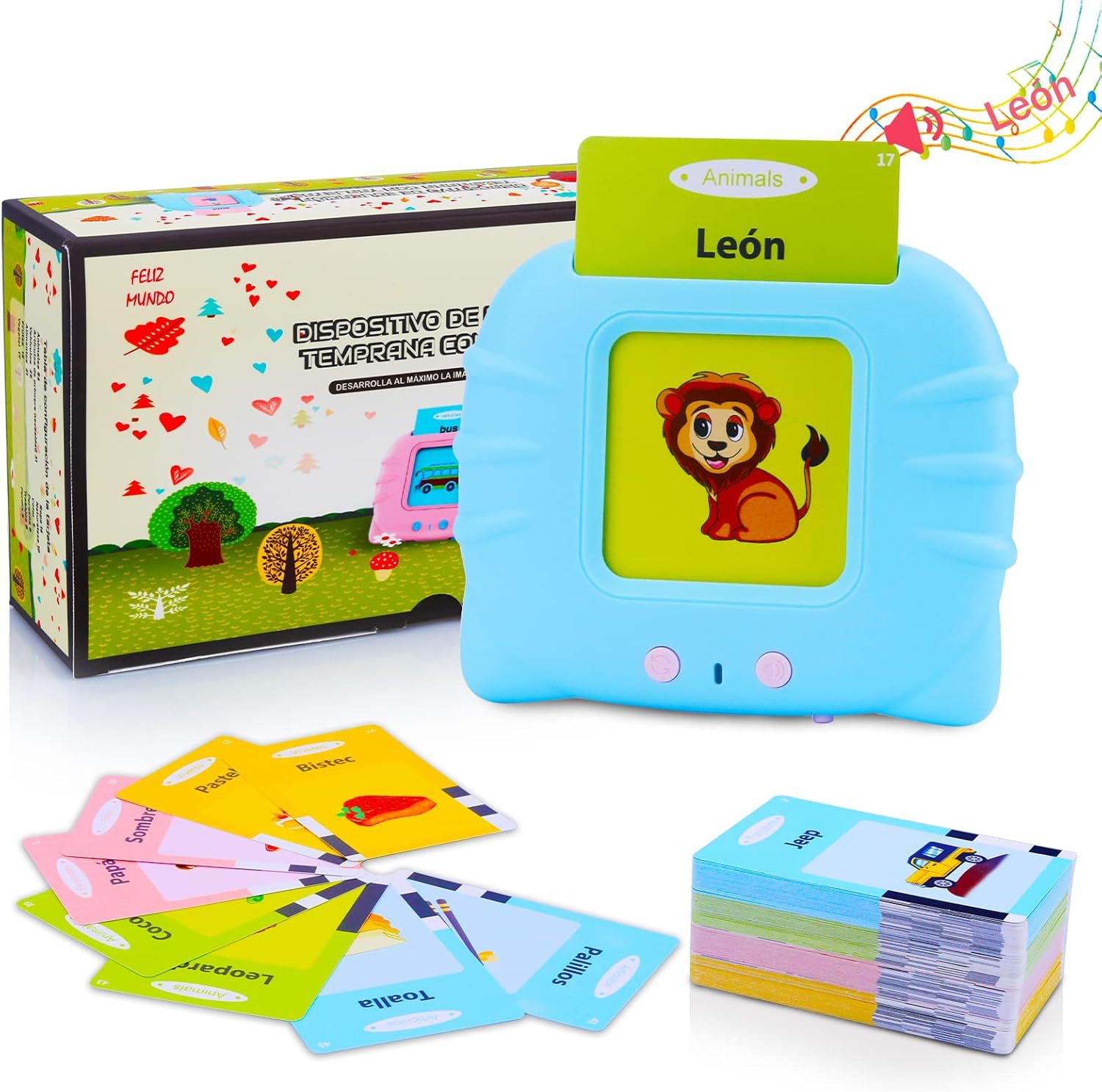 Kids Educational Reader - 베어부 플래시 카드 리더기, 어린이 조기