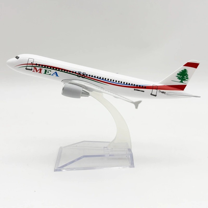 Kids Home Education - 기념품 장난감 비행기 16CM A320 MEA