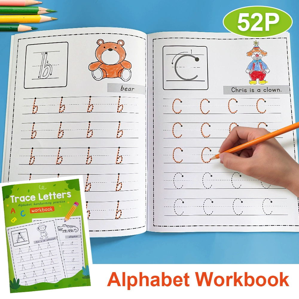 Kids Education Worksheet - 알파벳 조기 교육 따라쓰기 연습장 -