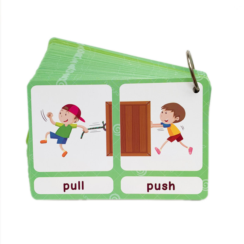100가지 반대되는 단어 플래시 카드 영어 어휘 카드  - Kids Education Learning 리뷰 및 가격