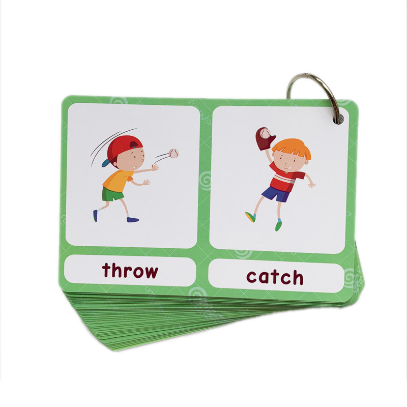 100가지 반대되는 단어 플래시 카드 영어 어휘 카드  - Kids Education Learning 리뷰 및 가격