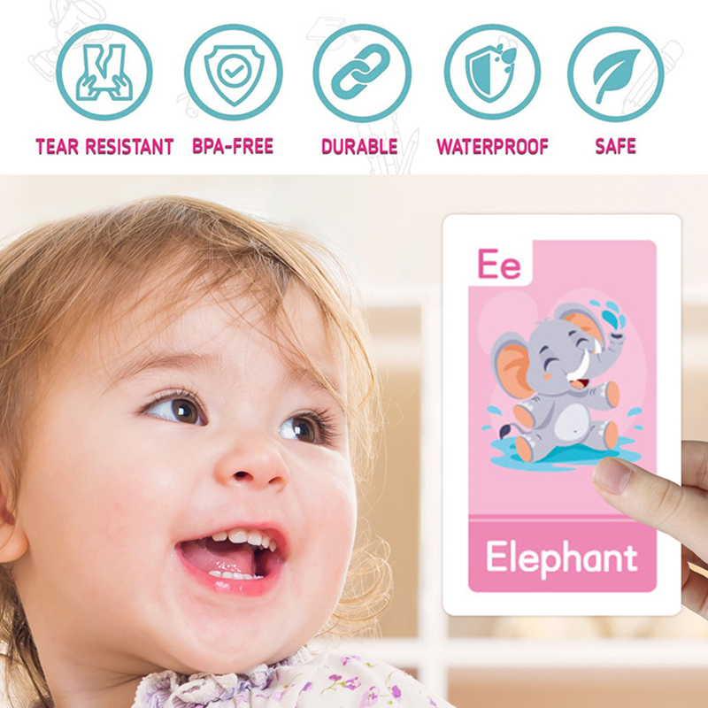 58PCS ABC 알파벳 플래시 카드 몬테소리 조기 교 - Abc Kids Early Education 리뷰 및 가격