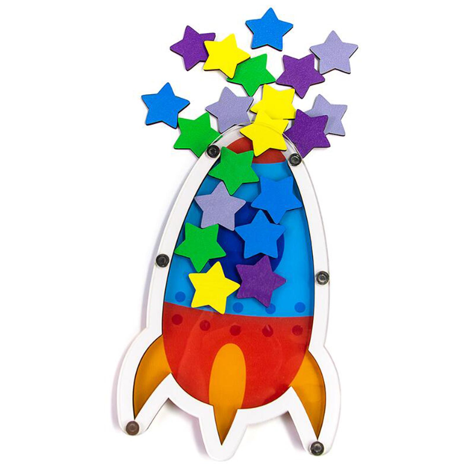 동기 부여 행동 보상용 나무 조각 다채로운 색상의 어린 - Kids Education Motivation 리뷰 및 가격