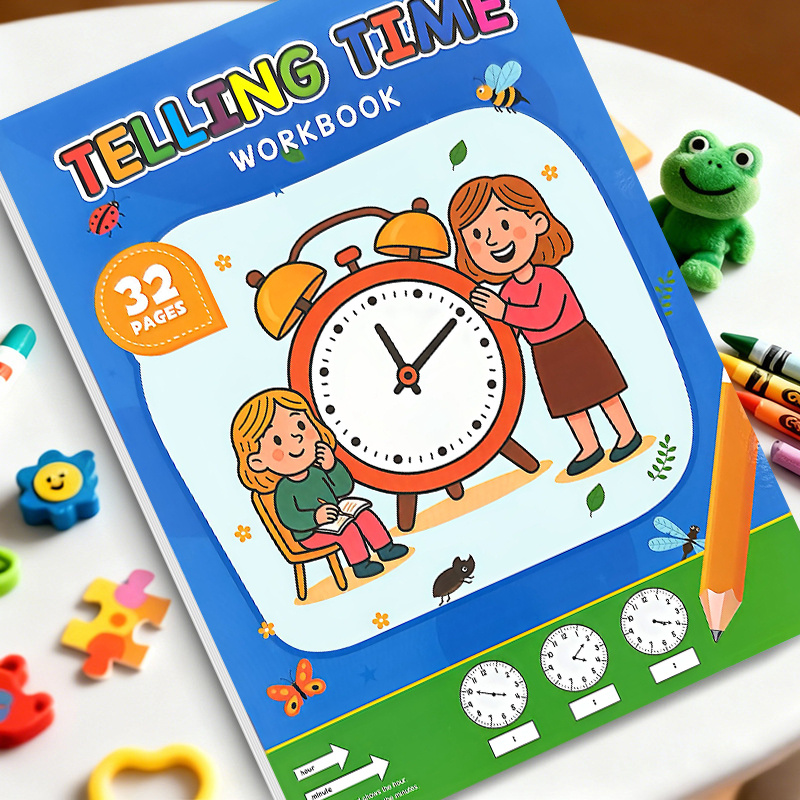 아이들을 위한 시간 측정 교육용 워크북, 아날로그 시계 - Kids Education Worksheet 리뷰 및 가격