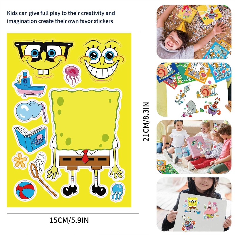 스폰지밥 스퀘어팬츠 인터랙티브 교육용 직소 퍼즐 DIY - Kids Home Education 리뷰 및 가격