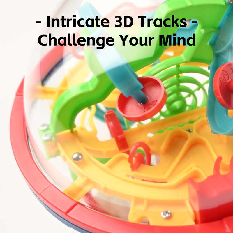 3D 매직 볼 미로 두뇌 티저 스마트 퍼즐 100 레벨 - Kids Education Level 리뷰 및 가격