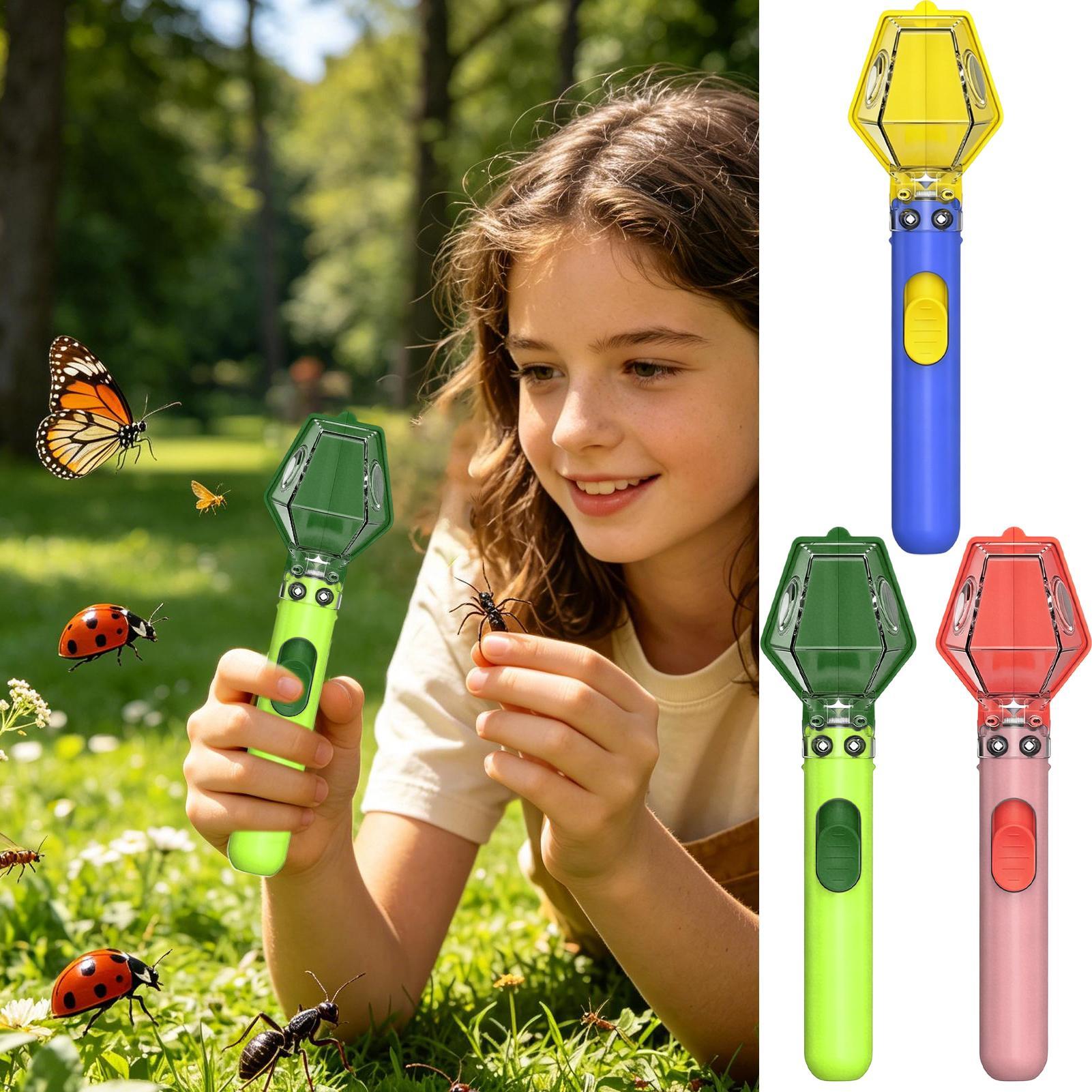 다기능 휴대용 곤충 포수 푸시형 투명 관찰 상자 어린이 - Kids Outdoor Education 리뷰 및 가격