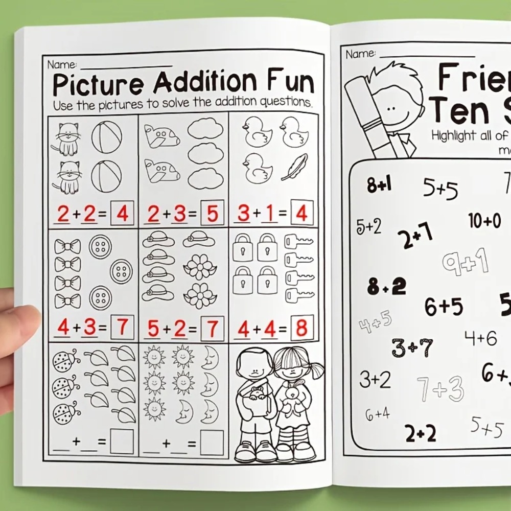 수학 연습 도서 인터랙티브 덧셈 뺄셈 워크시트 퍼즐 게 - Kids Education Worksheet 리뷰 및 가격