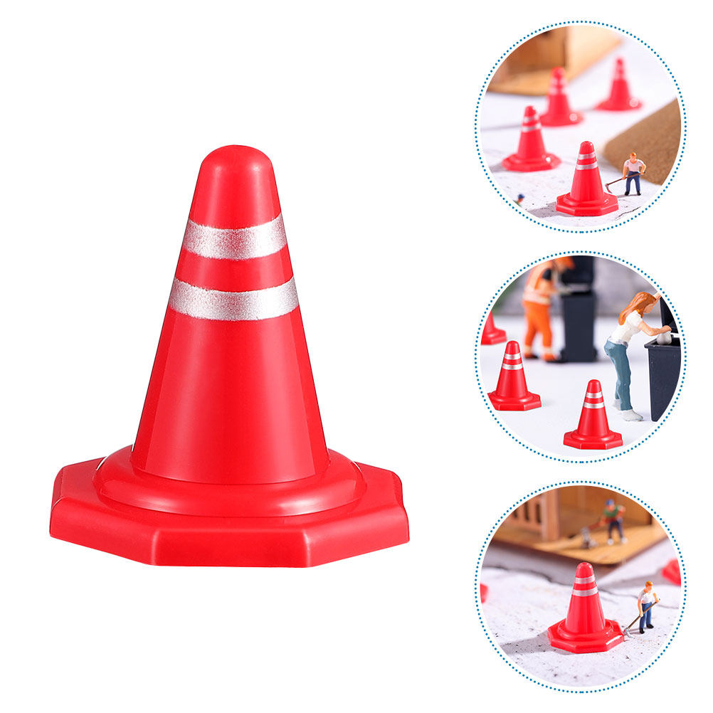 24개 미니 교통 콘, 빨간색 PP 소재, 컴팩트한 크 - Kids Education Toy 리뷰 및 가격